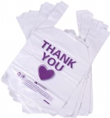 Wholesale Custom Printed Logo Trash Bags Plastic Compostable Biodegradable T Shirt Trash Bag Per Roll