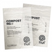 Biodegradable Cornstarch Plastic Food Waste Bag Promotional Ok Compost/Din Plus Certified Biobased Compostable Trash Garbage Bag